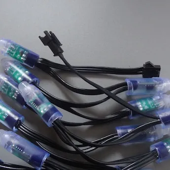 Lumière de pixel à LED pleine couleur imperméable de 12 mm